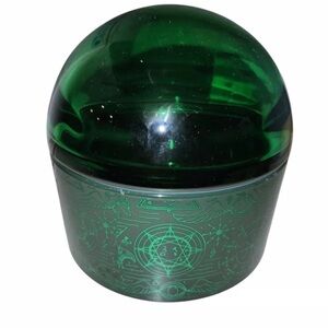 Green Glass Decorative Sphere